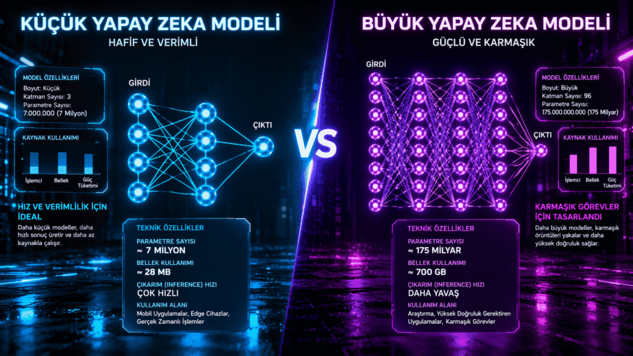 Küçük Dil Modelleri (SLM) büyük dil modeli karşılaştırması